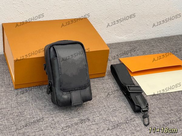 Vielseitige Outdoor-Umhängetasche für Herren mit doppelter Handytasche und luxuriösem Design – NM-Geldbörse für Reisen und als Umhängetasche – M81321/M81323