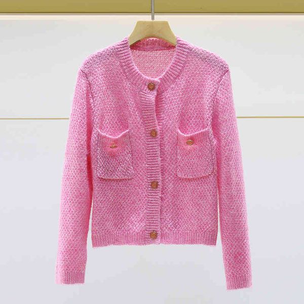 

women's knits & tees fadan  family[same for bloggers] french pink knitted cardigan mfpca00272 in, White