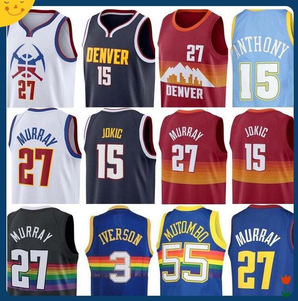 

2021 mens basketball jersey 27/15/55/ jerseys, Black;red