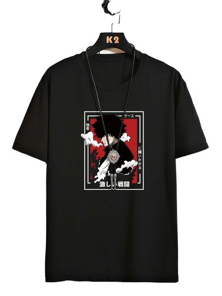 

romwe guys figure print tee 59xs#, White;black