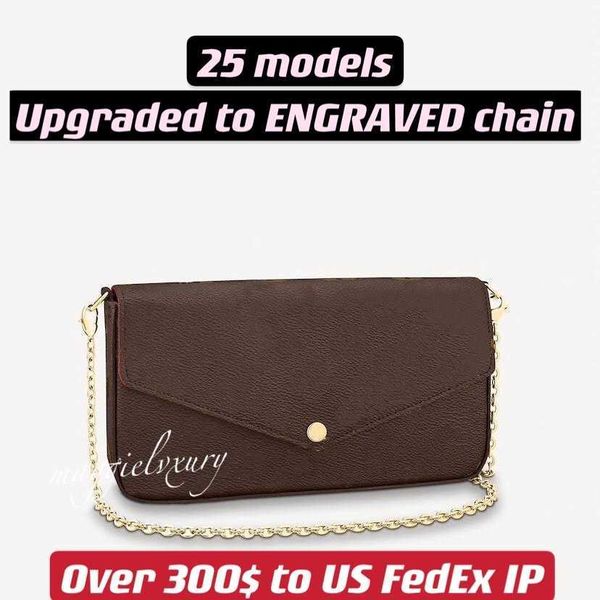 

3 in onechain wallets whole collection of envelope crossbody ripples imprinted glossy leather classic coated canvas, Red;black