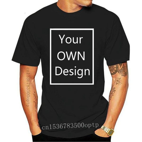 

your own design brand picture custom men and women diy 100% cotton t shirt short sleeve casual t-shirt tee 15 colo 220609, White;black
