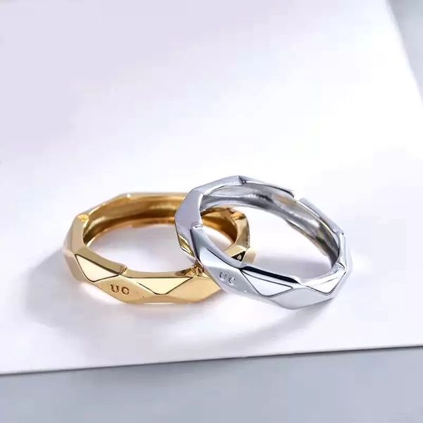 

man woman ring designer rings brand jewelry 2 color fashion ornaments, Silver