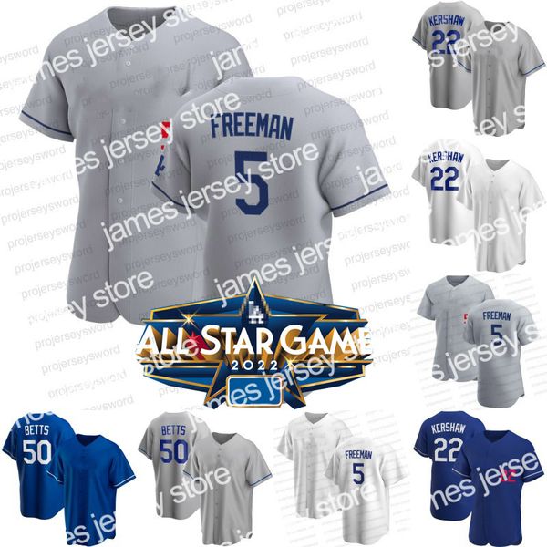 Novo 2022 All Star Game Dodger Jersey Freddie Freeman Cody Bellinger Justin Turner Trea Turne Mookie Betts Dustin May Tyler Anderson Clayton