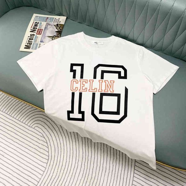 

family spring new couple classic neck t-shirt men's women's top, White