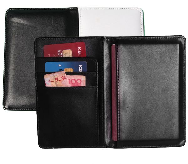 

dhl50pcs card holders sublimation single sided diy white blank passport cover, Brown;gray