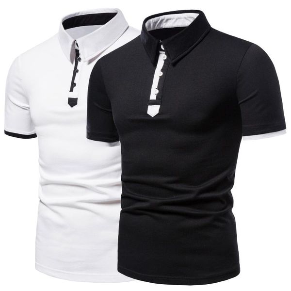 Camisetas masculinas roupas de verão roupas de tamanho curto de tamanho curto de tamanho europeu casual colorido de lappel combinando camisa de camisa de camisa de camisa