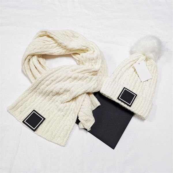 

winter 2021 knit hat and scarf set to keep warm, suitable for ski travel must, with simple 100% cotton multi-color optional2596, Blue;gray
