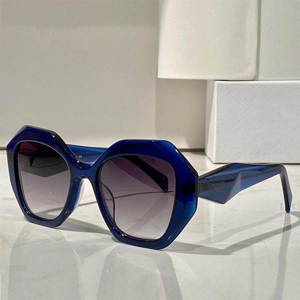 

mens blue sunglasses spr 16ws rectangular large frame fashion luxury brand designer womens sunglasses summer beach vacation uv400 302k, White;black