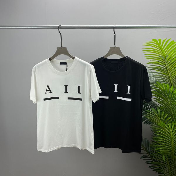 

men's t-shirts spring and summer new simple letter printing black and white short sleeves t shirts men women tees s-xxl, White;black