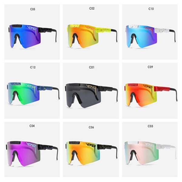 

pit viper cycling sunglasses outdoor eyewear sports polarized driving glasses men women mtb road bike eyewear ski glassesbov4 red lens tr90