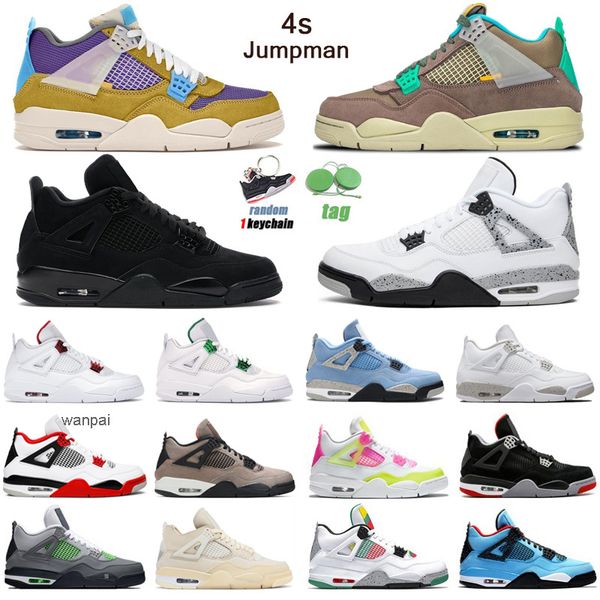 

r men women 4s jumpman basketball shoes 4 taupe haze university blue white oreo desert moss fire red mens trainers sport sneakers