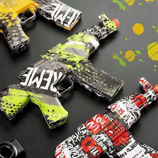 Splatter Ball Gun Gel Blaster Elettrico completamente automatico ecologico Giochi di tiro all'aperto Party Splatter Ball Gel Blaster Pistola con perle d'acqua