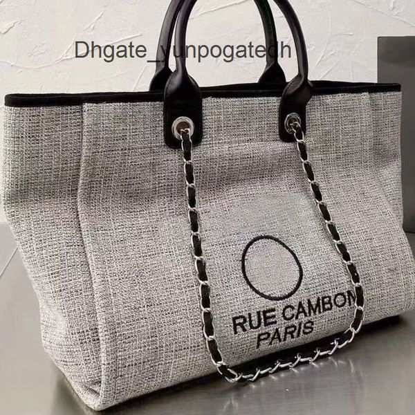 

luxury classic women's handbags beach bags ch brand canvas embroidered label women evening bag big handbag designers fashion large fema
