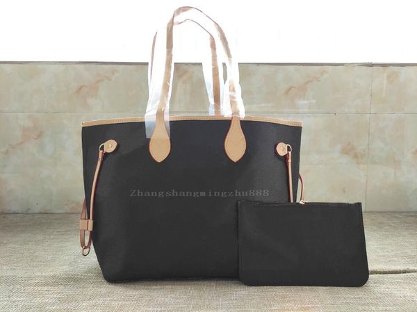 

women bags with wallet luxury 2pcs/set totes shopping designers handbags fashion lady shoulder bag purse