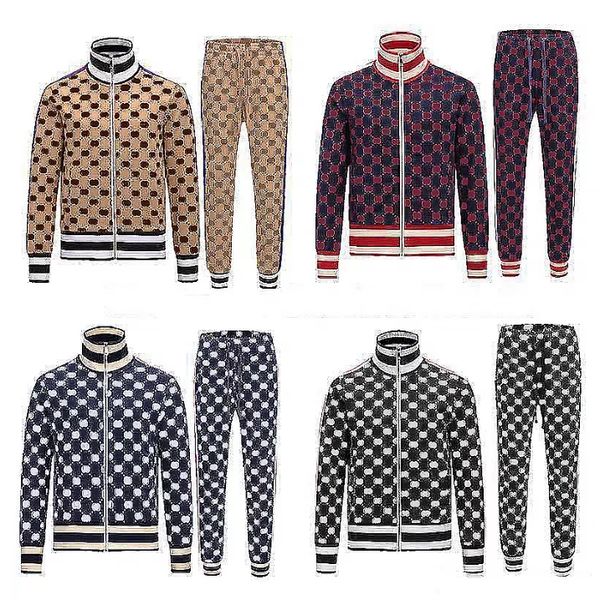 

designer mens tracksuit sets sweat suits sports suit men hoodies jackets tracksuits jogger suits jacket pants set man clothing sporting coat, Gray