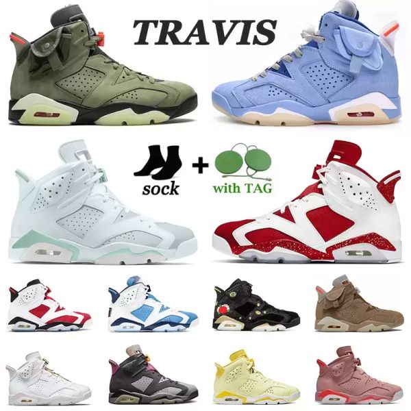 

men women 6s jumpman basketball shoes mens sneaker 6 red oreo unc white midnight navy british khaki olive black cat bred tinker sports train