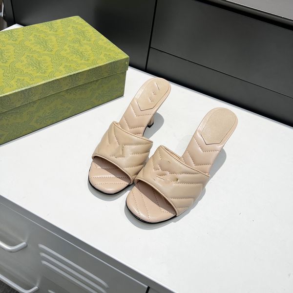 

summer 2022 new high-heeled sandals fashion leather casual women's sandals 34-41., Black