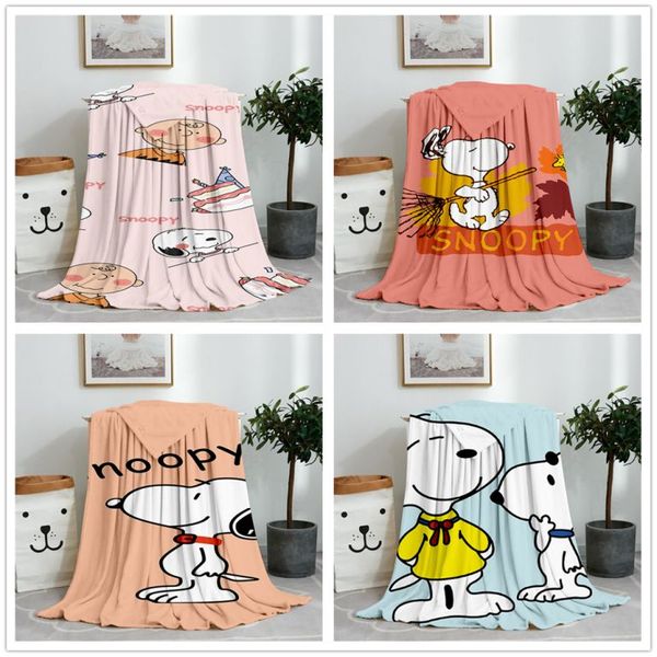 

cartoon cool 3d print blanket household rectangle single layer flannel air conditioning cloak blanket-27