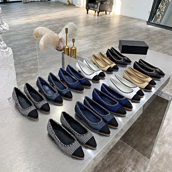 

classic brands design chunky heel women dress shoes fashion genuine leather patchwork pointed toes chains office & career pumps, Black