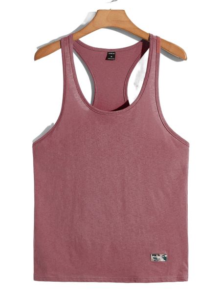 

men patch detail tank j7kk#, White;black