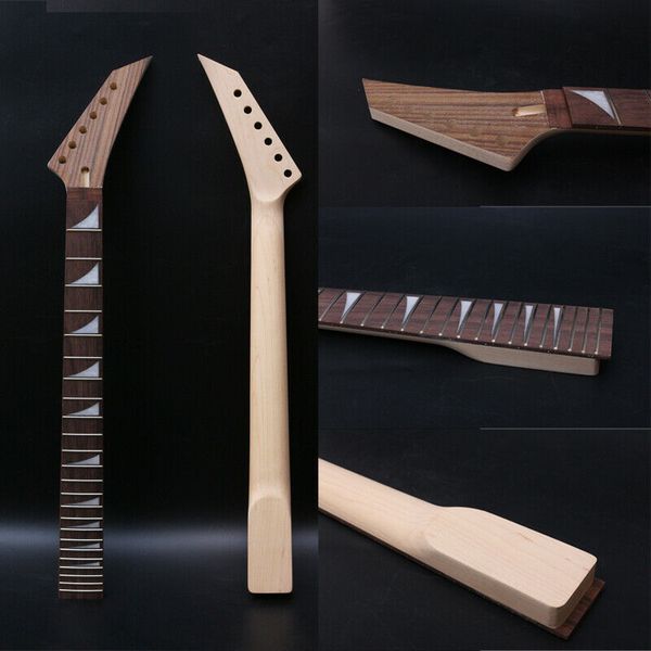 

24fret maple guitar neck 25.5inch rosewood fretboard shark fin inlay bolt on#j2