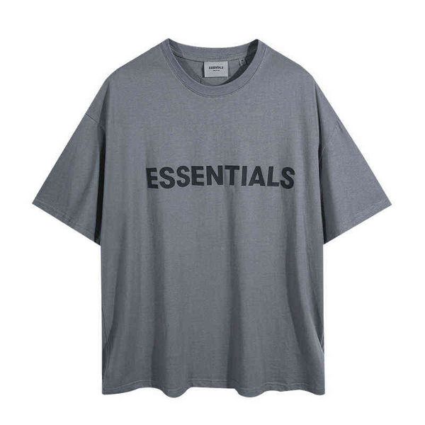 

2022ss designer luxury clothes european version of gaojiechao brand double line los angeles limited alphabet embossed men's and women&#, White;black