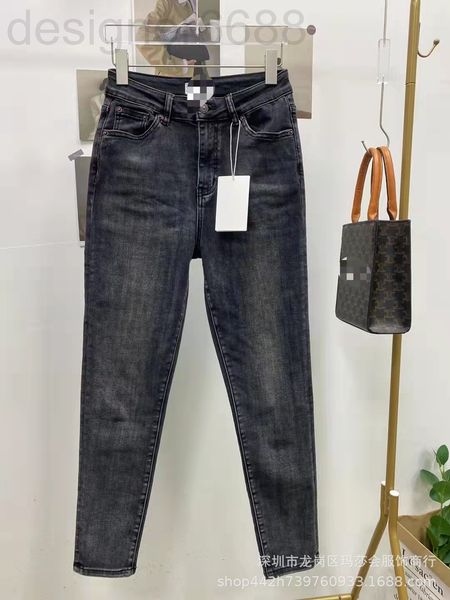 

women's jeans designer selin's letters in autumn and winter personalized fashion versatile slim fit casual jeans women ybhu, Blue