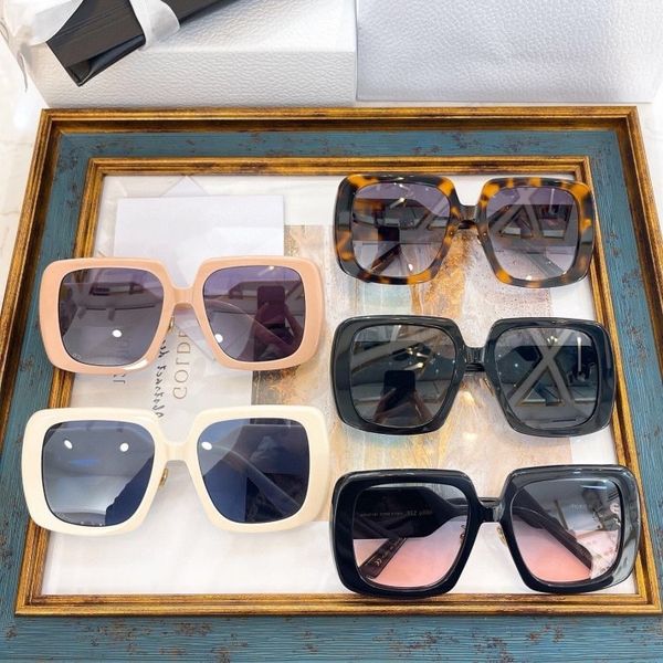 

50% discount for factory direct sales2022 new d family same sunglasses women's personality cd large box fashion sunglasses bobby s2f, White;black