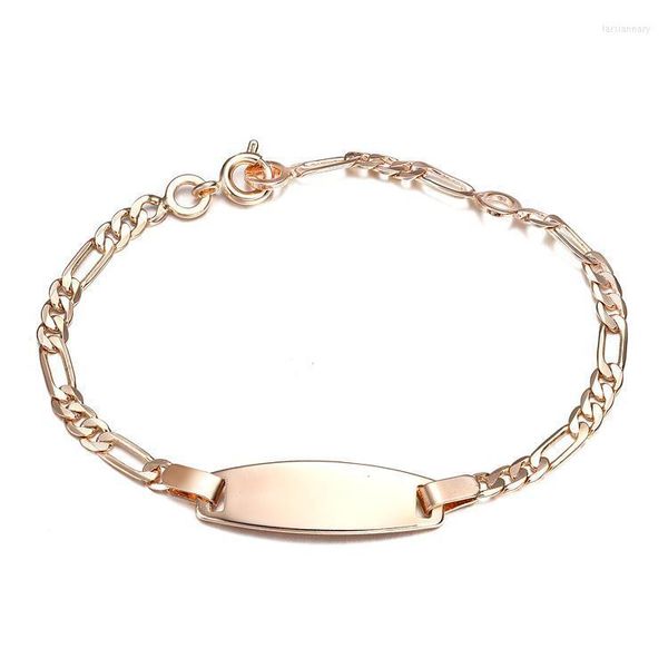 Charm Bilezikler Altın Renkli Bebek Bangles Çocuklar için Bilezik Kalp Desen Ürünleri Çocuk Mücevherleri 5br18k-28Charm Lars22