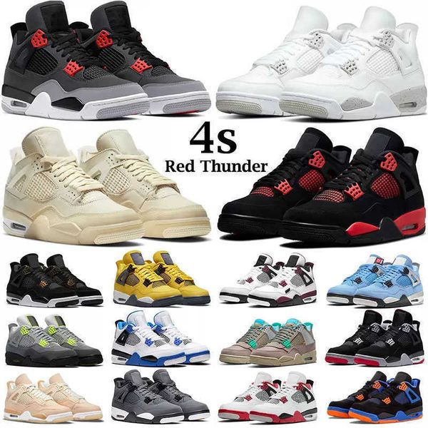 

jumpman 4 retro basketball shoes bred 4s unc black cat university blue the cactus white grey mens pure royalty men sport sneakers eur 36-47