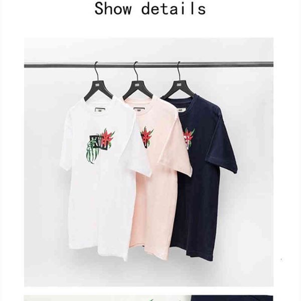 T-shirt kith Kith tinta unita a maniche corte Lettera t Uomo Donna T-shirt di migliore qualità Comode magliette T-shirt