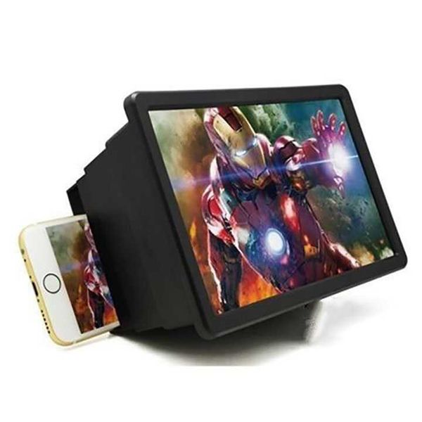 Telefone celular universal Screen 3D HD Video Amplifier Mantercor de copo suporte do suporte do suporte do suporte dobrável