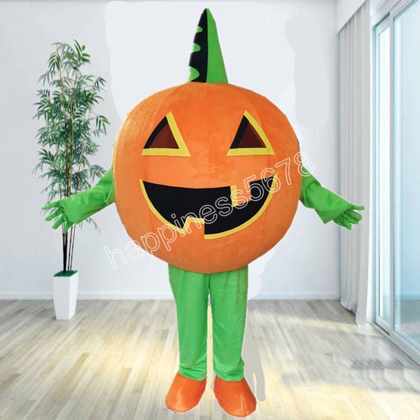 Halloween-Kürbis-Maskottchen-Kostüme, hochwertiger Cartoon-Charakter-Outfit-Anzug, Halloween-Erwachsene-Größe, Geburtstagsparty, Outdoor-Festival-Kleid