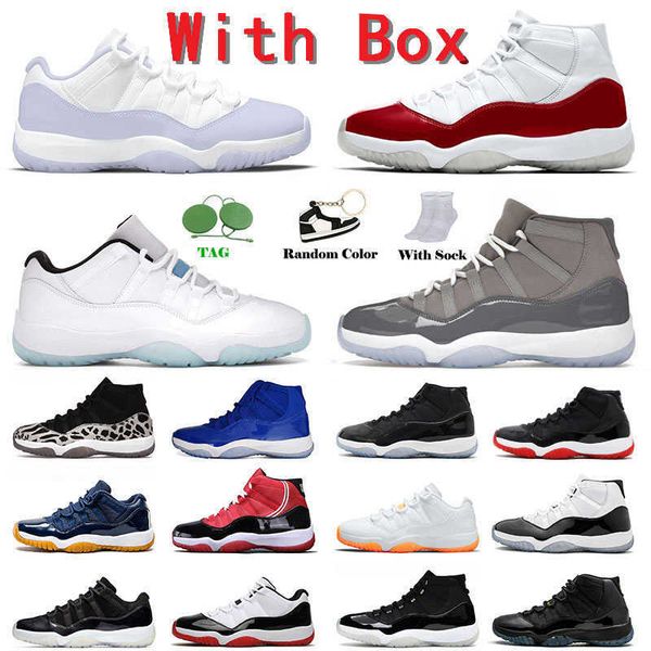 

with box jumpman 11 11s basketball shoes mens womens cherry xi designer animal instinct cool grey high sports sneakers low legend blue space