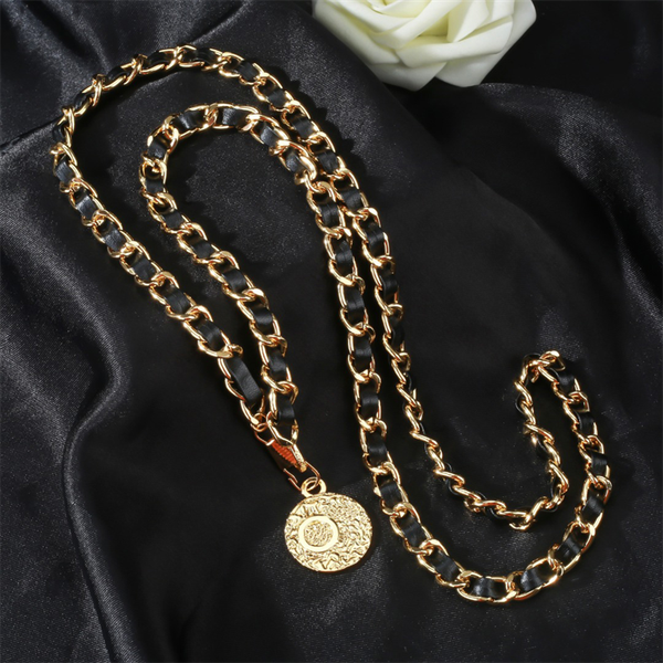 

women gold chains belts fashion designers belt link luxury waistbands womens letter buckle waist chain skirt waistband metal ceinture f212b, Black;brown