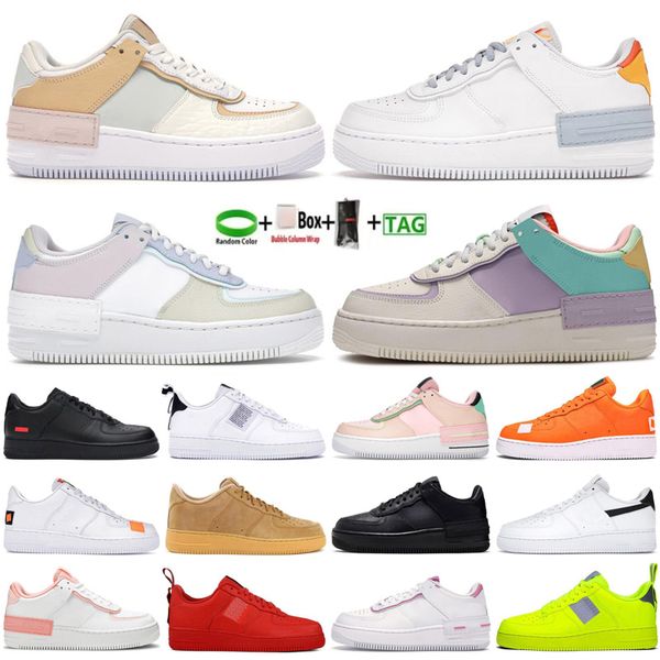 

platform shoe men women casual shoes 1s classic 1 triple white black mens womens sneakers trainers sports 36-45