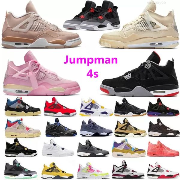 

2022 basketball shoes 4s jumpman 4 mens women university blue black cat white cement fire red cool grey motorsports sport sneaker trainer