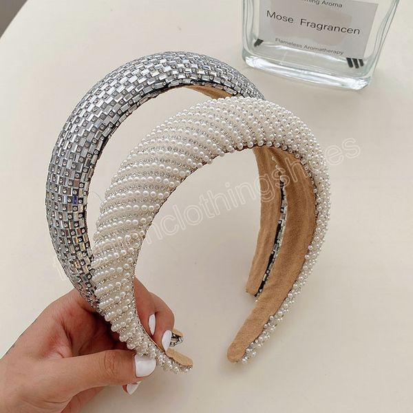 Full Diamond Pearl Sponge Fand Fashion Hair Accessories