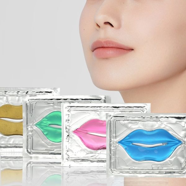 Kollagen-Kristall-Lippenmasken, 10 Farben, feuchtigkeitsspendend, nährend und festigend, Lippenmaske