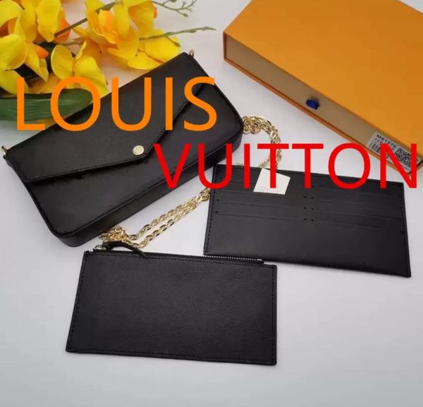 

fashion luxurys wallets designers crossbody black womens handbags wallets card holder handbag shoulder tote bags mini wallet corn louiseity, Red;black