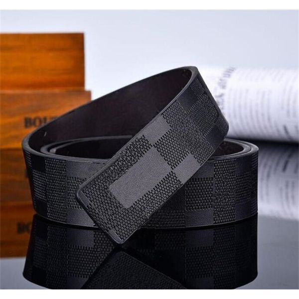

designer belt classic men fashion casual letter smooth buckle womens mens leather belt width 3.8cm with orange box size 105-125, Black;brown