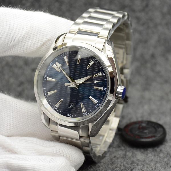 Стильные часы с черным циферблатом 42 мм, автоматические механические часы из нержавеющей стали со стеклом сзади, спортивные морские мужские часы w80