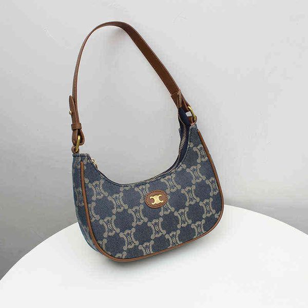 

factory direct sale new brand ladies bags wholesale arc denim underarm 2022 crescent handbag shoulder
