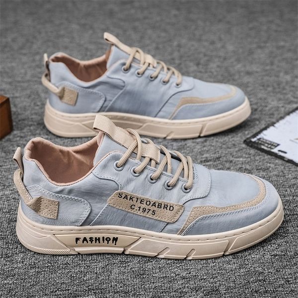 

summer breathable mens trend men board umbrella canvas sneakers allmatch sports casual shoes 220804, Black
