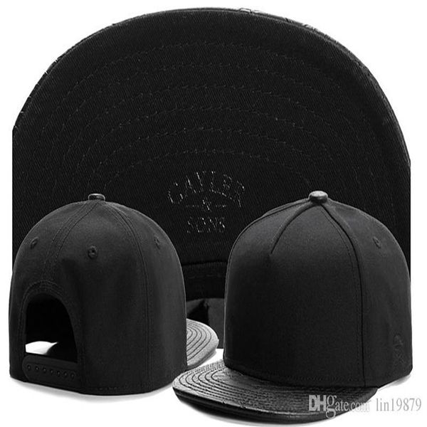 

cayler & sons blank leather brim toucas gorros baseball caps hip hop sports snapback hats chapeu de sol swag men women218u, Blue;gray