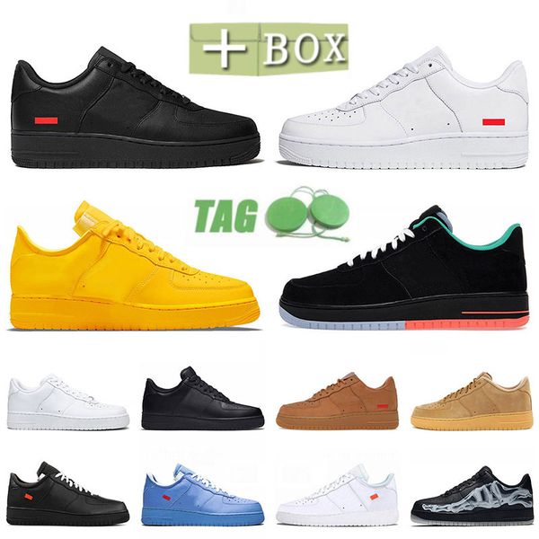 

with box og 1s mens womens low a-f designer casual shoes 2022 su ow triple black full white university gold peach and utility olive all red