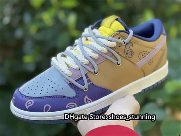 

skateboard shoes womens dunks low retro varsity maize midnight navy colorway skateboarding leisure shoe outdoor sneakers sports with origina