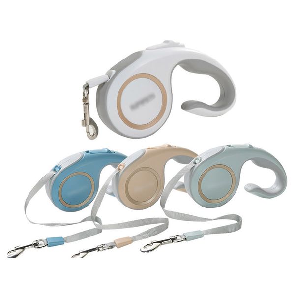 

3m durable extension dog collars leashes retractable automatic outdoor dogs leashs puppy cat roulette telescopic traction rope belt pet supp