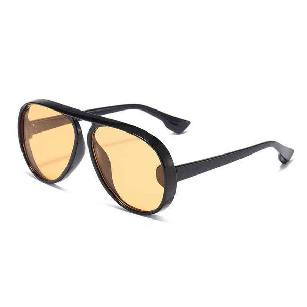 

2022 super trend polarized sunglasses fashion urban men's and women's color changing hip-hop glasses cgjp, White;black